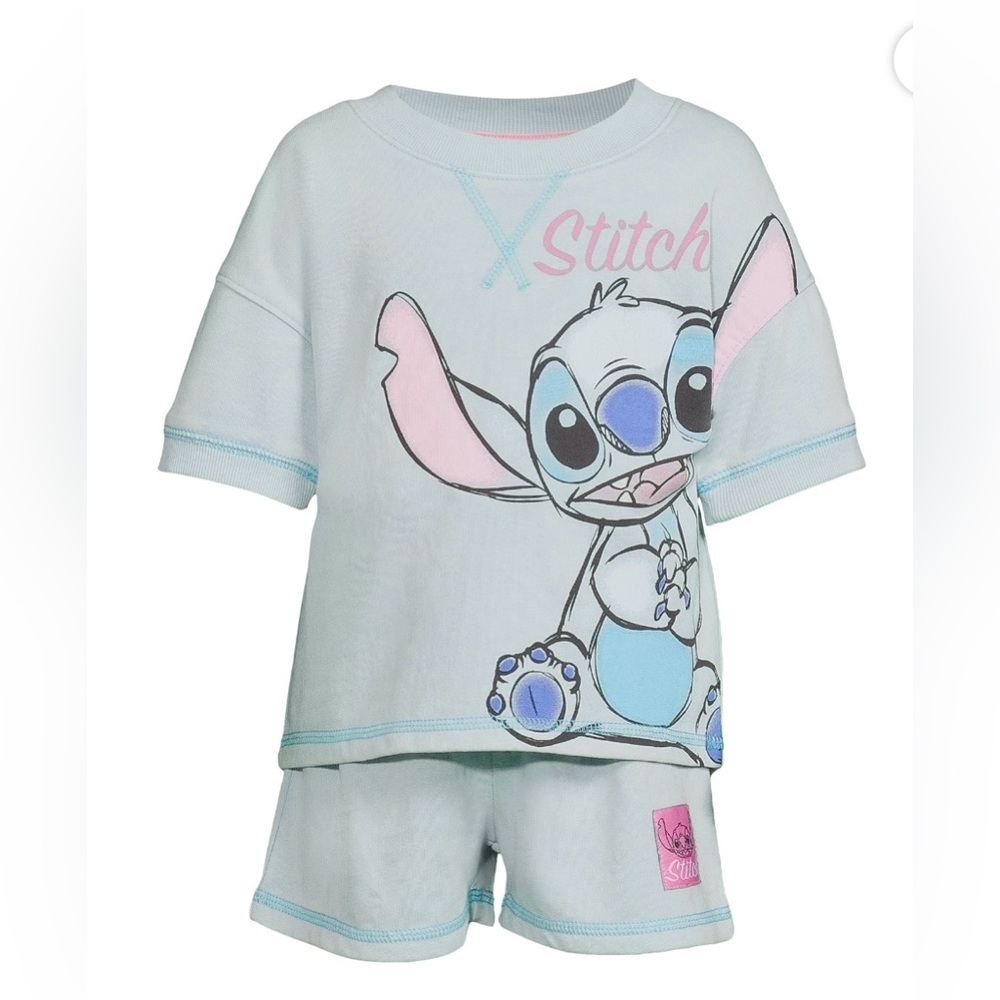 Lilo & Stitch Toddler Girls Tee and Shorts Set, 2-Piece